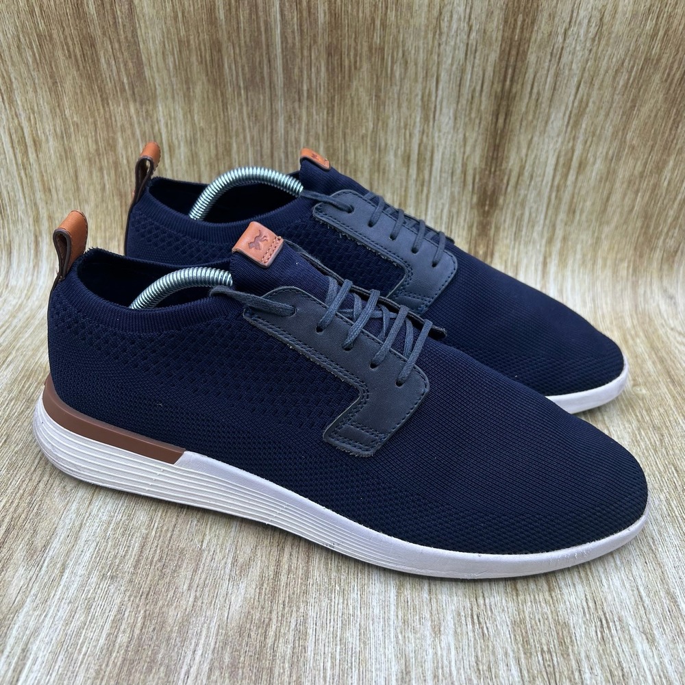 Wolf & Shepherd SwiftKnit Derby Men's Size 11 Navy Blue Knit Sneakers Shoes